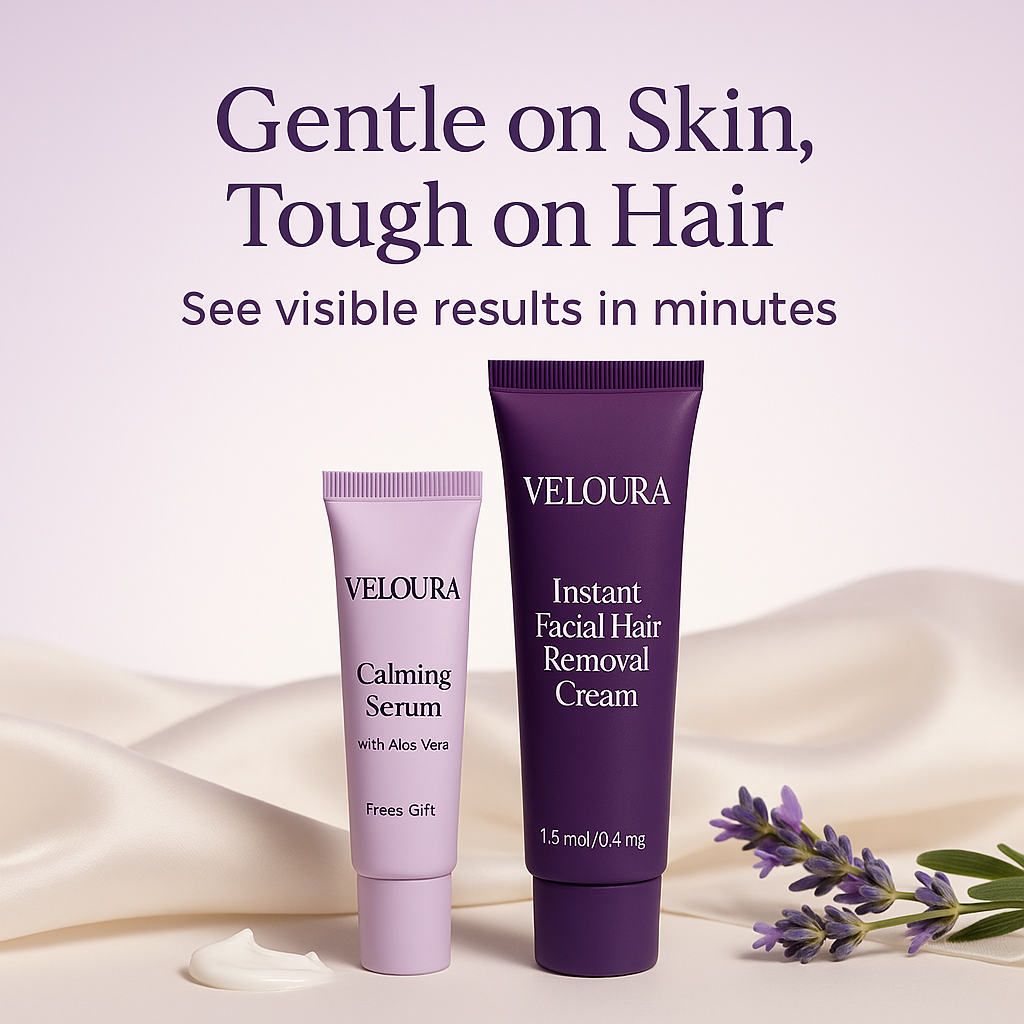 Veloura Facial Hair Removal Cream