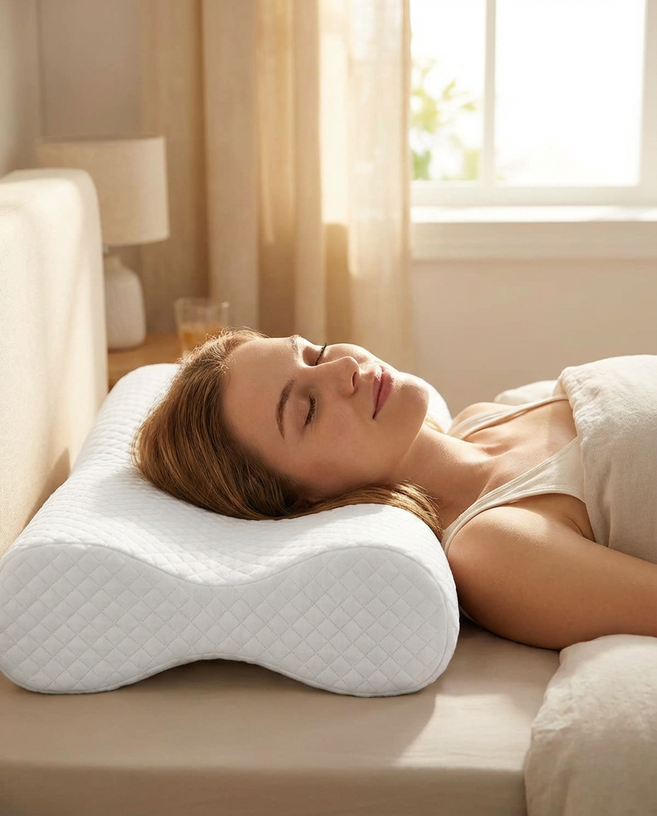 NeckAxis — Back sleeper in use